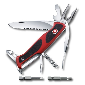 Нож VICTORINOX RangerGrip 174 Handyman 130мм 17 функций цв. Красный / черный в интернет магазине Rybaki.ru