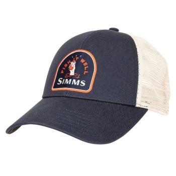 Кепка SIMMS Fish It Well Small Fit Trucker цвет Admiral Blue