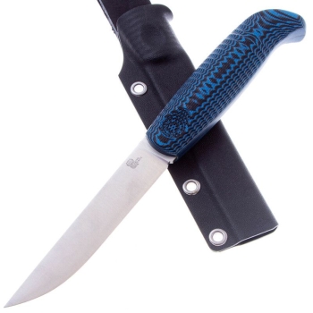 Нож OWL KNIFE North сталь N690 рукоять G10 черно-синяя в интернет магазине Rybaki.ru