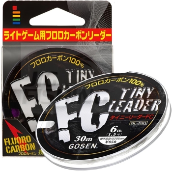Флюорокарбон GOSEN Fluoro Carbon 100% FC Tiny Leader 30 м № 0.8 в интернет магазине Rybaki.ru