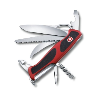 Нож VICTORINOX RangerGrip 57 Hunter 130мм 13 функций цв. Красный / черный