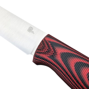 Нож OWL KNIFE Hoot сталь CPM S90V рукоять G10 черно-красная в интернет магазине Rybaki.ru