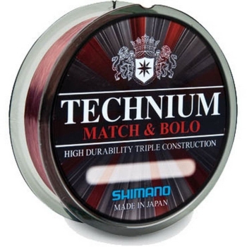 Леска SHIMANO Technium Match Line 150 м 0,16 мм цв. Бордовый в интернет магазине Rybaki.ru