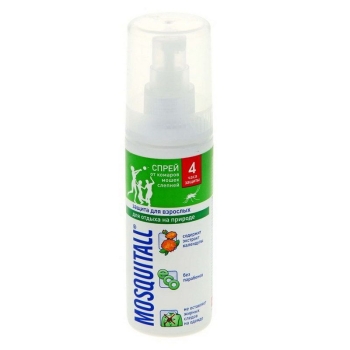 Спрей MOSQUITALL Защита для взрослых от комаров 100 мл в интернет магазине Rybaki.ru