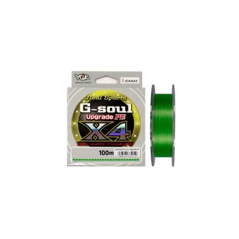 Плетенка YGK Real Sports G-Soul Upgrade PEx4 100 м цв. Зеленый # 0,25 в интернет магазине Rybaki.ru