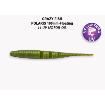 Слаг CRAZY FISH Polaris Float 4" (6 шт.) зап. кальмар, код цв. 14