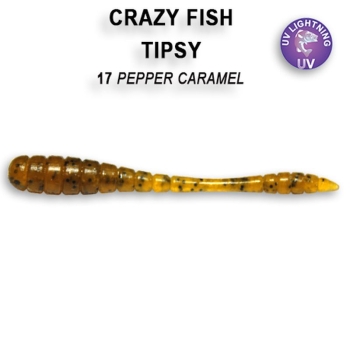 Слаг CRAZY FISH Tipsy 2" (8 шт.) зап. кальмар, код цв. 17