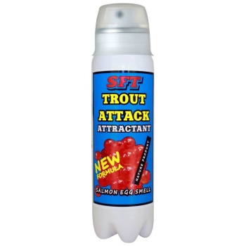 Аттрактант-спрей SFT Trout Attack с запахом икры в интернет магазине Rybaki.ru