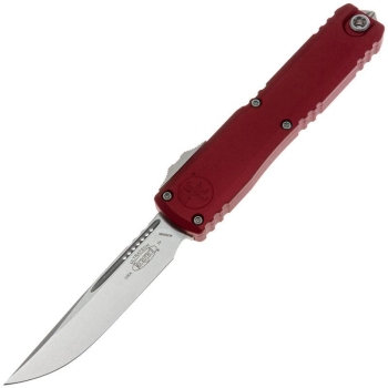 Нож складной автоматический MICROTECH Ultratech S/E Gen IV сталь M390MK рукоять Алюминий 6061-T6 цв. Бордовый в интернет магазине Rybaki.ru