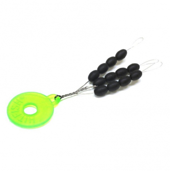 Стопор HITFISH Stopper #M Black (line 0.30-0.40) (12 шт.)