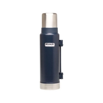 Термос STANLEY Classic Vacuum Bottle Hertiage (тепло 28 ч/ холод 28 ч) 1,3 л цв. Синий