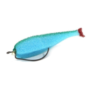 Поролоновая рыбка LEX Classic Fish 8 OF2 BLGB (синее тело / зеленая спина / красный хвост)