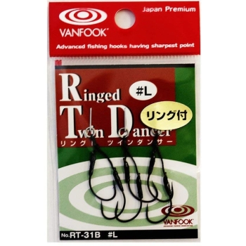 Крючок двойной VANFOOK RT-31B № LL (2 шт.) в интернет магазине Rybaki.ru