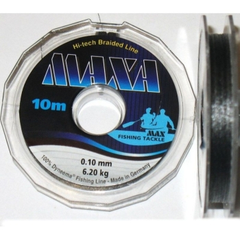 Плетенка MAXA Black S 10 м 0,06 мм цв. черный в интернет магазине Rybaki.ru