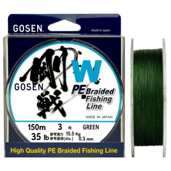 Плетенка GOSEN 4PE W Braid 300 м цв. зеленый #3 в интернет магазине Rybaki.ru