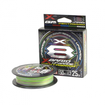 Плетенка YGK X-Braid Upgrade X8 Pentagram 150 м #0.4 в интернет магазине Rybaki.ru