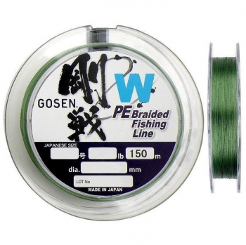 Плетенка GOSEN 4PE W Braid 300 м цв. Зеленый #1 в интернет магазине Rybaki.ru