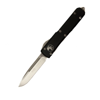 Нож автоматический MICROTECH Ultratech S/E Stownwash сталь M390 рукоять черный алюминий в интернет магазине Rybaki.ru