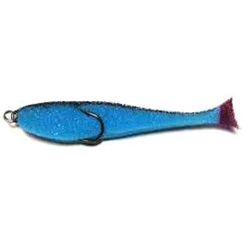 Поролоновая рыбка КОНТАКТ двойник 8 см (10 шт.) цв. синий в интернет магазине Rybaki.ru