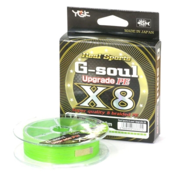 Плетенка YGK Real Sports G-Soul Upgrade PEx8 150 м цв. зеленый # 0,8 в интернет магазине Rybaki.ru