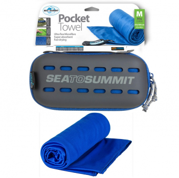 Полотенце SEA TO SUMMIT Pocket Towel цвет Cobalt