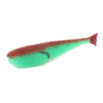 Поролоновая рыбка LEX Classic Fish CD 8 GBRB (зеленое тело / красная спина / красный хвост) в интернет магазине Rybaki.ru