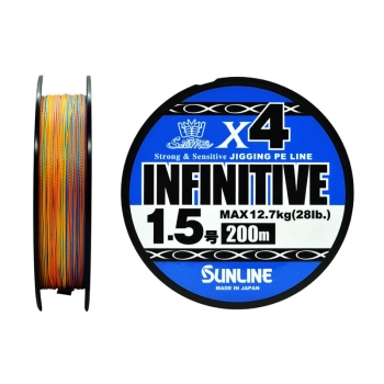 Плетенка SUNLINE Infinitive X4 200м 200 м цв. многоцветный #2 в интернет магазине Rybaki.ru