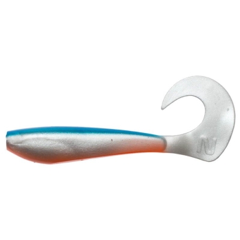 Твистер NARVAL Curly Swimmer 12 см (4 шт.) цв. Blue Back Shiner в интернет магазине Rybaki.ru
