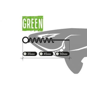 Оснастка XBAITS X Screw's Green 45 мм в интернет магазине Rybaki.ru