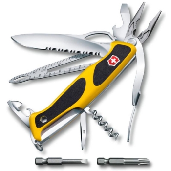 Нож VICTORINOX RangerGrip Boatsman 130мм 22 функции цв. желтый / черный в интернет магазине Rybaki.ru