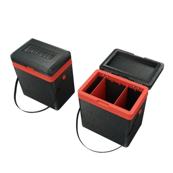 Ящик рыболовный RAPALA Ice Box c 2 разделителями цвет черный в интернет магазине Rybaki.ru