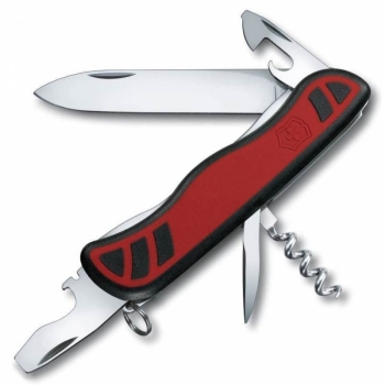 Нож VICTORINOX Nomad 111мм 9 функций цв. Красный / черный в интернет магазине Rybaki.ru