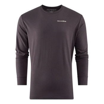 Термокофта GRUNDENS Bear Essentials LS T-Shirt цвет Black в интернет магазине Rybaki.ru