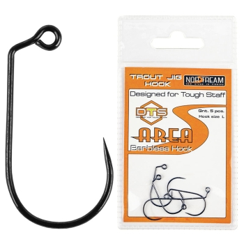 Крючок одинарный NORSTREAM Trout Barbless Jig Hook р. L (5 шт.) в интернет магазине Rybaki.ru