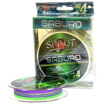 Плетенка SPRUT Saburo Soft Ultimate Braided Line x4 95 м 0,14 мм в интернет магазине Rybaki.ru
