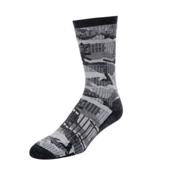 Носки SIMMS Merino Midweight Hiker Sock цвет Hex Flo Camo Carbon