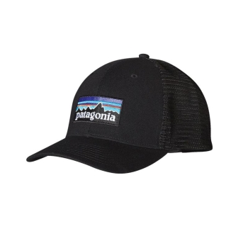 Кепка PATAGONIA P-6 Logo Trucker Hat цв. Black 