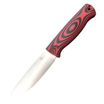 Нож OWL KNIFE Hoot сталь M390 рукоять G10 черно-красная в интернет магазине Rybaki.ru