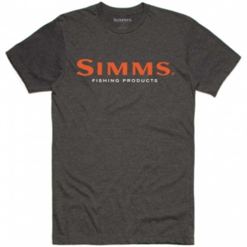 Футболка SIMMS Logo T-Shirt цвет Charcoal Heather