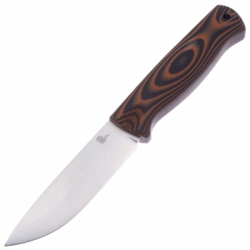 Нож OWL KNIFE Hoot сталь M390 рукоять G10 черно-оранжевая в интернет магазине Rybaki.ru
