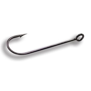 Крючок одинарный CRAZY FISH Round Bent Joint Hook № 10 (15 шт.)