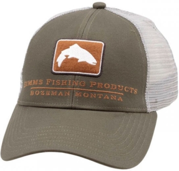 Кепка SIMMS Small Fit Trout Icon Trucker цвет Canteen