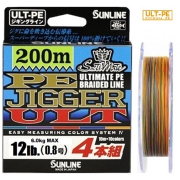 Плетенка SUNLINE SaltiMate PE Jigger ULT 4 Braid многоцветная 300 м #2 в интернет магазине Rybaki.ru