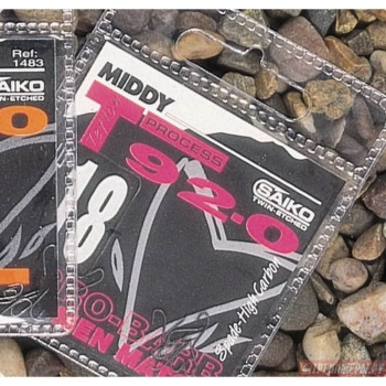 Крючок одинарный MIDDY T92-0 с тефлоновым покрытием (10 шт.) № 22 в интернет магазине Rybaki.ru