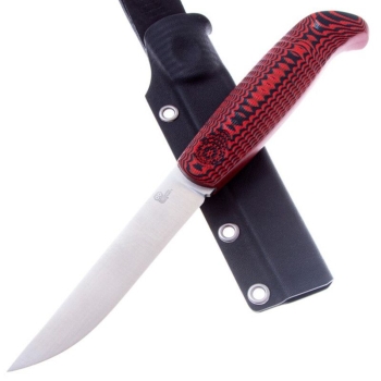 Нож OWL KNIFE North сталь N690 рукоять G10 черно-красная в интернет магазине Rybaki.ru