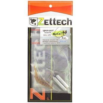 Оснастка ZETTECH Drop-Shot Pike/Zander 14/18 г, 7 см, нагр. 13 кг, (2 шт.) цв. #26 в интернет магазине Rybaki.ru