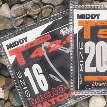 Крючок одинарный MIDDY T42-0 с тефлоновым покрытием (10 шт.) № 20 в интернет магазине Rybaki.ru