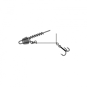Оснастка XBAITS X Stinger Regular 130 мм в интернет магазине Rybaki.ru
