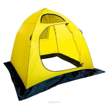 Палатка HOLIDAY Easy Ice рыболовная зимняя 1,8х1,8х1,5 цвет желтый в интернет магазине Rybaki.ru