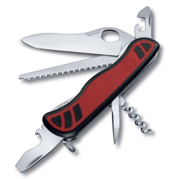 Нож VICTORINOX Forester One Hand 111мм 10 функций цв. Красный / черный